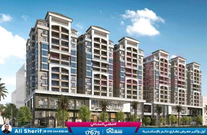 Apartment - 2 Bedrooms - 2 Bathrooms for sale in Smouha Square - Smouha - Hay Sharq - Alexandria