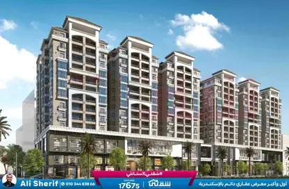 شقة - 2 غرف نوم - 2 حمامات للبيع في ميدان سموحة - سموحة - حي شرق - الاسكندرية