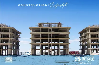 شاليه - 2 غرف نوم - 2 حمامات للبيع في مارسيليا بيتش 5 - راس الحكمة - الساحل الشمالي