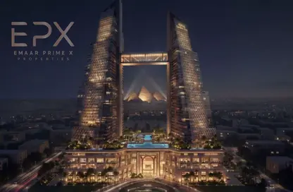 Apartment - Studio - 1 Bathroom for sale in Sun Capital - Fayoum Desert road - 6 October City - Giza