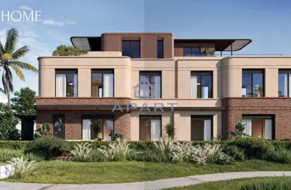 Townhouse - 4 Bedrooms - 4 Bathrooms for sale in Crescent Walk - 5th Settlement Compounds - The 5th Settlement - New Cairo City - Cairo