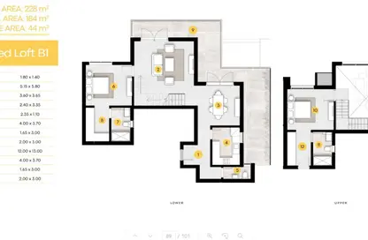 Duplex - 2 Bedrooms - 3 Bathrooms for sale in Park Side Residence - Zed Towers - Sheikh Zayed Compounds - Sheikh Zayed City - Giza