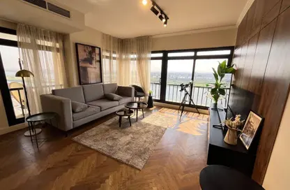 شقة - 3 غرف نوم - 2 حمامات للايجار في شارع كورنيش النيل - المعادي - حي المعادي - القاهرة