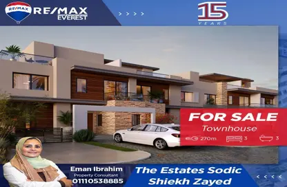 Villa - 3 Bedrooms - 3 Bathrooms for sale in The Estates - Sheikh Zayed Compounds - Sheikh Zayed City - Giza