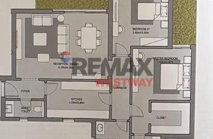 Apartment - 2 Bedrooms - 3 Bathrooms for sale in The Estates - Sheikh Zayed Compounds - Sheikh Zayed City - Giza