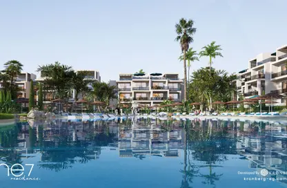 Apartment - 2 Bedrooms - 1 Bathroom for sale in One7 Residence - Hurghada Resorts - Hurghada - Red Sea