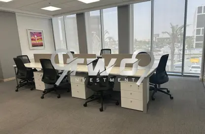 مساحات مكتبية - 4 غرف نوم - 2 حمامات للايجار في كايرو فيستيفال سيتى - المستثمرين الشمالية - مدينة القاهرة الجديدة - القاهرة