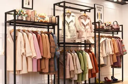 Shop - Studio - 2 Bathrooms for rent in South Teseen St. - The 5th Settlement - New Cairo City - Cairo