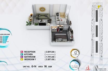 Apartment - 1 Bedroom - 1 Bathroom for sale in Princess Resort - Hurghada Resorts - Hurghada - Red Sea