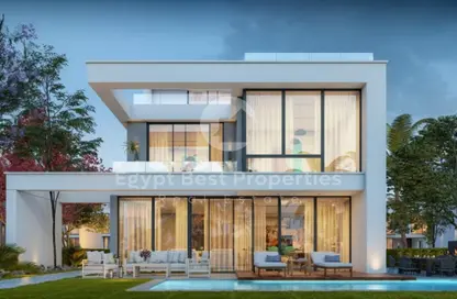 فيلا - 4 غرف نوم - 3 حمامات للبيع في ليك ويست 4 - كمبوندات الشيخ زايد - الشيخ زايد - الجيزة