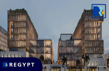 Office Space - Studio - 5 Bathrooms for rent in Business Plus - North Teseen St. - The 5th Settlement - New Cairo City - Cairo