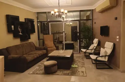 Apartment - 2 Bedrooms - 1 Bathroom for rent in American University Housing District - 5th Settlement Compounds - The 5th Settlement - New Cairo City - Cairo