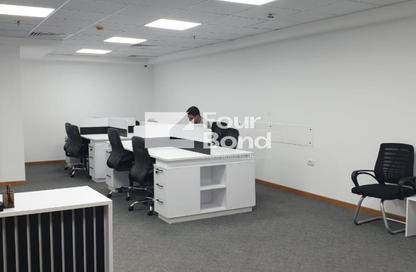 Office Space - Studio - 2 Bathrooms for rent in Bank Center Street - South Teseen St. - The 5th Settlement - New Cairo City - Cairo