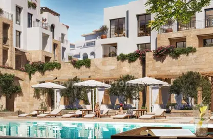 Chalet - 2 Bedrooms - 2 Bathrooms for sale in The Med - Ras Al Hekma - North Coast