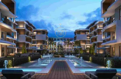 Hotel Apartment - 1 Bedroom - 1 Bathroom for sale in Golden View Mall - Ganoob El Acadimia - New Cairo City - Cairo