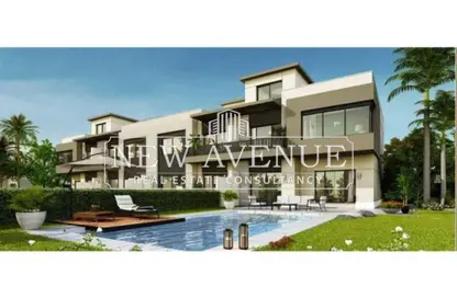 Twin House - 4 Bedrooms - 4 Bathrooms for sale in Swan Lake Residence - 5th Settlement Compounds - The 5th Settlement - New Cairo City - Cairo