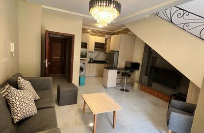 Duplex - 2 Bedrooms - 1 Bathroom for rent in North Teseen St. - The 5th Settlement - New Cairo City - Cairo