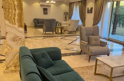 Villa - 5 Bedrooms - 5 Bathrooms for rent in Aswar Residence - 5th Settlement Compounds - The 5th Settlement - New Cairo City - Cairo