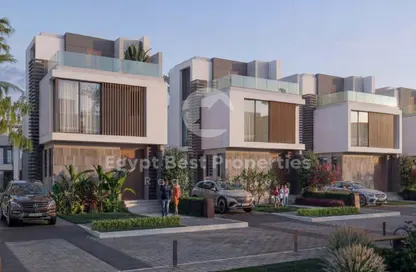 Twin House - 3 Bedrooms - 3 Bathrooms for sale in El Patio Jade - New Capital Compounds - New Capital City - Cairo