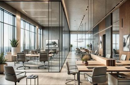 Office Space - 4 Bedrooms - 2 Bathrooms for rent in North Plus Mall - North Teseen St. - The 5th Settlement - New Cairo City - Cairo