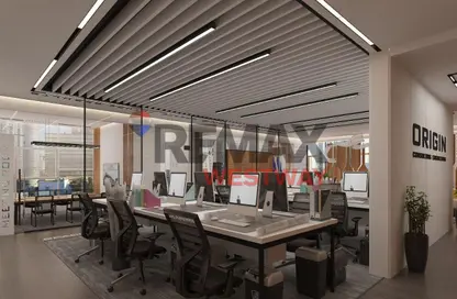 Office Space - 5 Bedrooms - 2 Bathrooms for rent in Arkan Plaza - 26th of July Corridor - Sheikh Zayed City - Giza