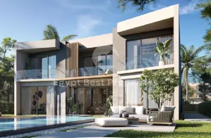 فيلا - 3 غرف نوم - 3 حمامات للبيع في باديه بالم هيلز - كمبوندات 6 أكتوبر - مدينة 6 أكتوبر - الجيزة