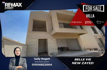 Villa - 4 Bedrooms - 4 Bathrooms for sale in Belle Vie - New Zayed City - Sheikh Zayed City - Giza