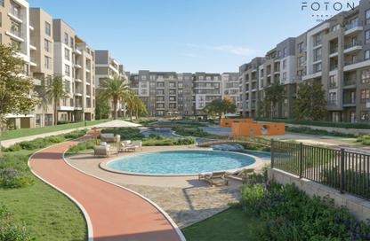 Apartment - 2 Bedrooms - 2 Bathrooms for sale in Jiran Residence - Hadayek October - 6 October City - Giza Apartment - 2 Bedrooms - 2 Bathrooms for sale in Jiran Residence - Hadayek October - 6 October City - Giza