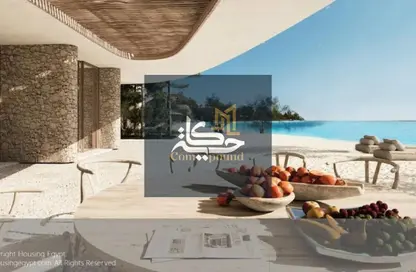 شاليه - 3 غرف نوم - 3 حمامات للبيع في ازها الساحل الشمالي - راس الحكمة - الساحل الشمالي