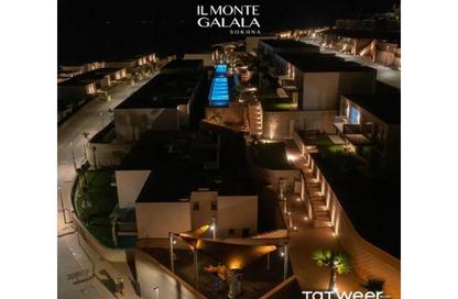 Chalet - 2 Bedrooms - 2 Bathrooms for sale in IL Monte Galala - Al Ain Al Sokhna - Suez