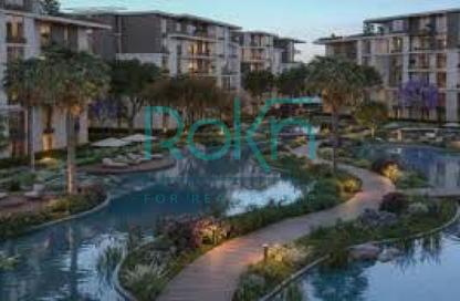 Apartment - 3 Bedrooms - 2 Bathrooms for sale in Tesla Residence - Al Wahat Road - 6 October City - Giza