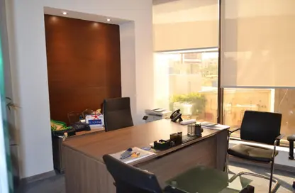 Office Space - 5 Bedrooms - 2 Bathrooms for rent in Bank Center Street - South Teseen St. - The 5th Settlement - New Cairo City - Cairo