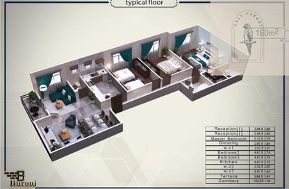 Apartment - 3 Bedrooms - 3 Bathrooms for sale in AiAngle City Mall - New Narges - New Cairo City - Cairo Apartment - 3 Bedrooms - 3 Bathrooms for sale in AiAngle City Mall - New Narges - New Cairo City - Cairo