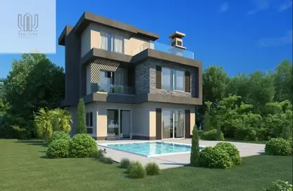 Twin House - 4 Bedrooms - 5 Bathrooms for sale in New Giza - Cairo Alexandria Desert Road - 6 October City - Giza