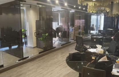 Office Space - Studio - 1 for rent in The Water Way - North Investors Area - New Cairo City - Cairo