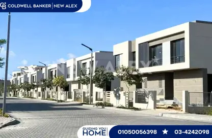 Townhouse - 4 Bedrooms - 4 Bathrooms for sale in Palm Hills - Alexandria Compounds - Alexandria