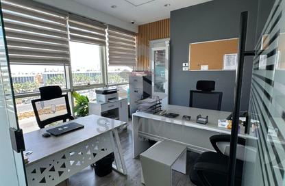 Office Space - Studio - 2 Bathrooms for rent in North Plus Mall - North Teseen St. - The 5th Settlement - New Cairo City - Cairo