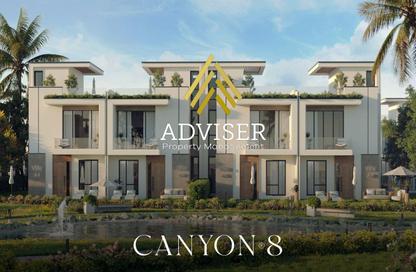 Townhouse - 4 - 3 for sale in Canyon 8 - R8 - New Capital City - Cairo