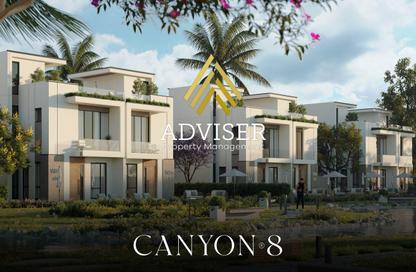 Townhouse - 4 - 3 for sale in Canyon 8 - R8 - New Capital City - Cairo