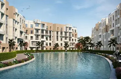 شقة - 3 غرف نوم - 2 حمامات للبيع في ميدان واحة الريحان - حدائق اكتوبر - مدينة 6 أكتوبر - الجيزة