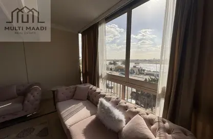 شقة - 3 غرف نوم - 1 حمام للايجار في شارع كورنيش النيل - المعادي - حي المعادي - القاهرة