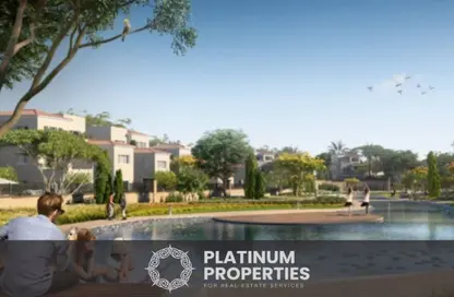 Twin House - 3 Bedrooms - 3 Bathrooms for sale in Levana - Uptown Cairo - Mokattam - Cairo