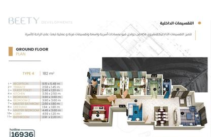 Apartment - 3 Bedrooms - 3 Bathrooms for sale in Bait Alwatan - The 5th Settlement - New Cairo City - Cairo