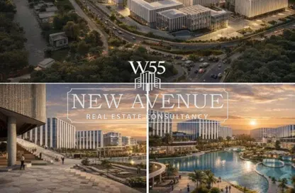 Office Space - 1 Bedroom - 1 Bathroom for sale in The Waterway View - 90 Street - The 5th Settlement - New Cairo City - Cairo