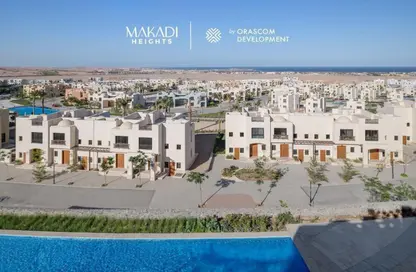 Chalet - 2 Bedrooms - 2 Bathrooms for sale in Makadi Heights - Makadi Orascom Resort - Makadi - Hurghada - Red Sea