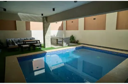 Duplex - 4 Bedrooms - 5 Bathrooms for rent in Bank Center Street - South Teseen St. - The 5th Settlement - New Cairo City - Cairo