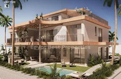 فيلا - 4 غرف نوم - 4 حمامات للبيع في رملة ليك سايد - قسم الضبعة - الساحل الشمالي