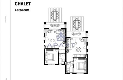 Chalet - 1 Bedroom - 1 Bathroom for sale in Golf Town-Marina Edition - Soma Bay - Safaga - Hurghada - Red Sea