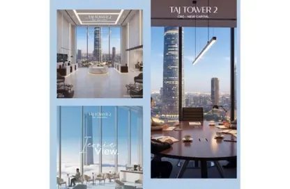 مساحات مكتبية - غرفة نوم - 1 حمام للبيع في تاج تاور - منطقة الأعمال المركزيه - العاصمة الإدارية الجديدة - القاهرة