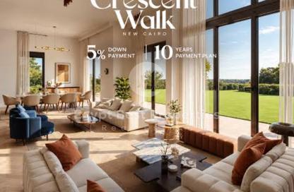 Villa - 5 - 5 for sale in Crescent Walk - 5th Settlement Compounds - The 5th Settlement - New Cairo City - Cairo Villa - 5 - 5 for sale in Crescent Walk - 5th Settlement Compounds - The 5th Settlement - New Cairo City - Cairo